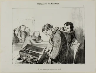En ung mand, for hvem intet er helligt, planche 8 fra Professeurs Et Moutards