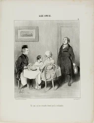 En ven er en krokodille produceret af civilisationen, planche 6 fra Les Amis