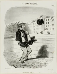 En akavet situation, planche 52 fra Les Bons Bourgeois