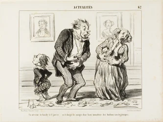 En families indre den 2. januar - eller faren ved at indtage uhygiejniske søde sager, planche 62 fra Actualités
