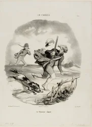 Den jagede jæger, planche 4 fra La Chasse