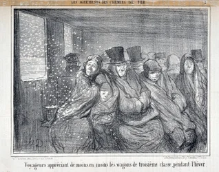 Illustration til serien "Les Agrements des Chemin de fer"