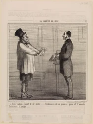 Jeg vil ikke have Deres billet (Kometen fra 1857, tavle 2)