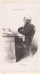 Karikatur af Jean-Joseph Rousseau