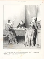 Her er vi så samlet for at skrive første nummer af vores avis... Le Sans Culotte littéraire... hvad skal vi begynde med at flå fra hinanden?... Til at begynde med... flår vi alt fra hinanden!