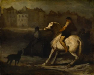 The Watering Place, Bank of the Seine, ca. 1855 (olie på plade)