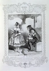 illustrationer om ideer og legender Philipon under titlen Les Cent og Robert Macaire