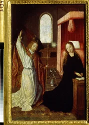""Bebudelsen"" Maleri af Mesteren af ​​Hoogstraeten (aktiv mellem 1490 og 1530) Begyndelsen af ​​det 16. århundrede Pushkin Museum, Moskva