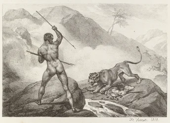 Afrikansk jæger Afrikansk jæger, 1818.