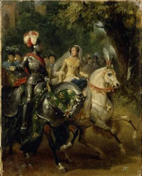 Kavalkade, ca 1842