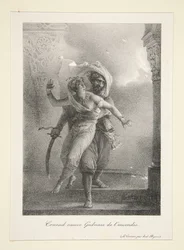 Conrad redder Gulnare fra branden (Byrons Korsaren)