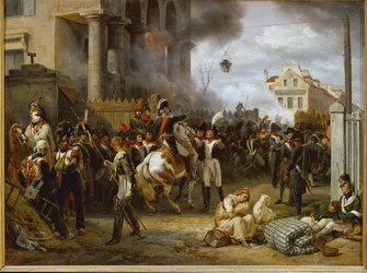 La barriere de Clichy - Forsvaret af Paris ved Porte de Clichy mod de allierede hære fra Storbritannien, Rusland, Preussen ...