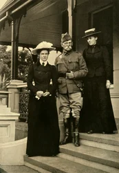 Lord Roberts og hans døtre i Pretoria, 1900, 1901.