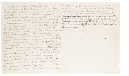 Autografbrev til Lady Hamilton, n.p. [Foudroyant på havet]