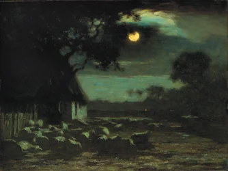 Fåregård, Moonlight, 1906.