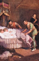Mordet på prinserne, illustration fra 
