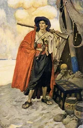 The Buccaneer was a Picturesque Fellow, begyndelsen af det 20. århundrede (bogillustration)