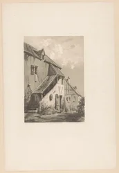 Facade af et gammelt bondehus