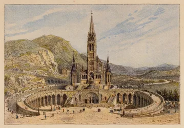 Notre-Dame De Lourdes (farvelitografi)