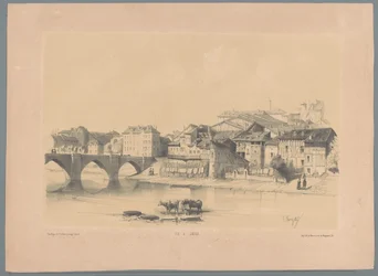 Udsigt over Limoges ved Vienne Vue de Limoges (titel på objekt) Fragmenter af landskaber (serietitel) Fragments de paysages (serietitel)