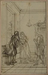 Studie til Lucains "La Pharsale", Canto II