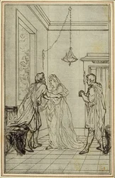 Studie til Lucains "La Pharsale", Canto II