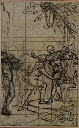 Studie til en illustration i Tacitus "Tibère, ou Les Six Premiers Livres des Annales" Book I, Vol. 1, 2nd Study