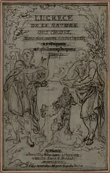 Studie til vignet-forsiden af Lucretius
