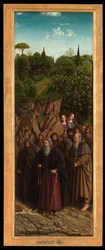 Eremitterne, fra højre side af Gent-altertavlen