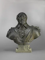 Robert Bertie (1582-1642) 1. jarl af Lindsey, ca. 1640 (bronze)