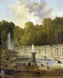 Vaskekvinder i en park - Vaskekvinder i en park - Maleri af Hubert Robert (1733-1808) - ca 1775 - Olie på lærred - 56x45,5 - Petit Palais, Musee des Beaux-Arts de la Ville de Paris