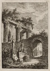Tavle tre fra Aftener i Rom