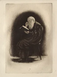 Studie af et karteuserkloster