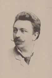 Portræt af komponisten Eugen Hildach 1849-1924.