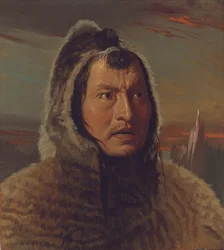 Portræt af en eskimo