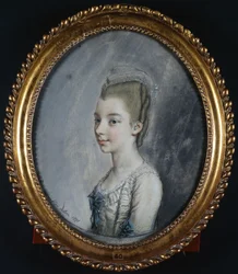 Portræt af Georgiana Spencer, senere hertuginde af Devonshire