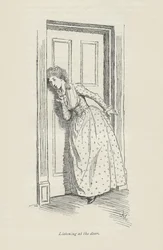 Lytter ved døren, 1896