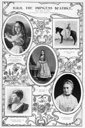 Prinsesse Beatrice, yngste barn af dronning Victoria, 1901.