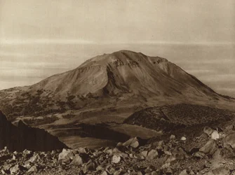 Mexico: "Sierra Negra" set fra Pico de Orizaba, staten Puebla (s/h-foto)