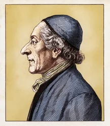 Johann Caspar LAVATER (11. november 1741 - 2. januar 1801) 1854 (gravering)