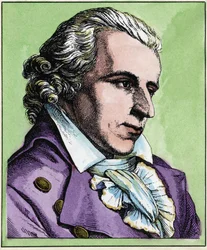 Portræt af den tyske historiker og digter Friedrich von Schiller (1759-1805)