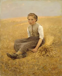Den lille aksplukker, 1884