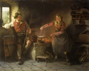 I køkkenet, 1901
