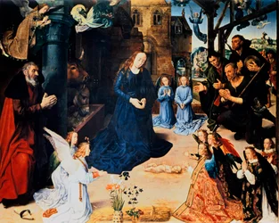 Tilbedelse af hyrden, 1476-1479.