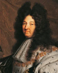 Portræt af Ludvig XIV af Frankrig, kendt som Ludvig den Store eller Solkongen (1638-1715)