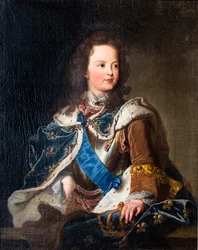 Portræt af Ludvig XV som barn