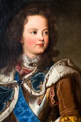Portræt af Ludvig XV som barn