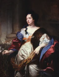 Portræt af Marie Cadenne, kone til Desjardins (1640-94), 1684