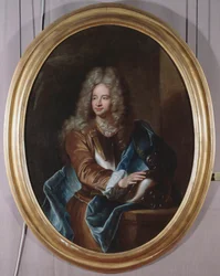 Portræt af den italienske ambassadør i Frankrig Anton Giulio II Brignole-Sale (Brignole Sale) (1673-1710) Maleri af Hyacinthe Rigaud (1659-1710) 1743)