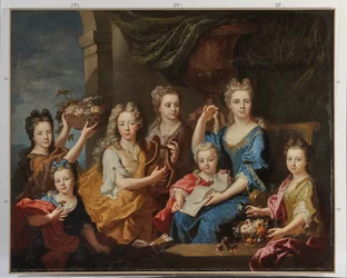 Portræt af M. Bouette de Blémurs børn, 1703